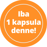 Nálepka iba 1 kapsula denne